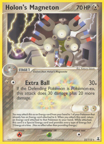 Magneton de Holon (22/113) [EX: Especie Delta] 