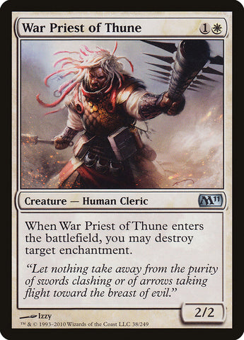 Sacerdote de guerra de Thune [Magic 2011] 