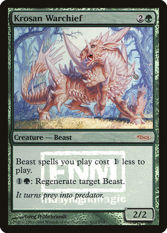 Jefe de Guerra Krosan [Friday Night Magic 2004] 