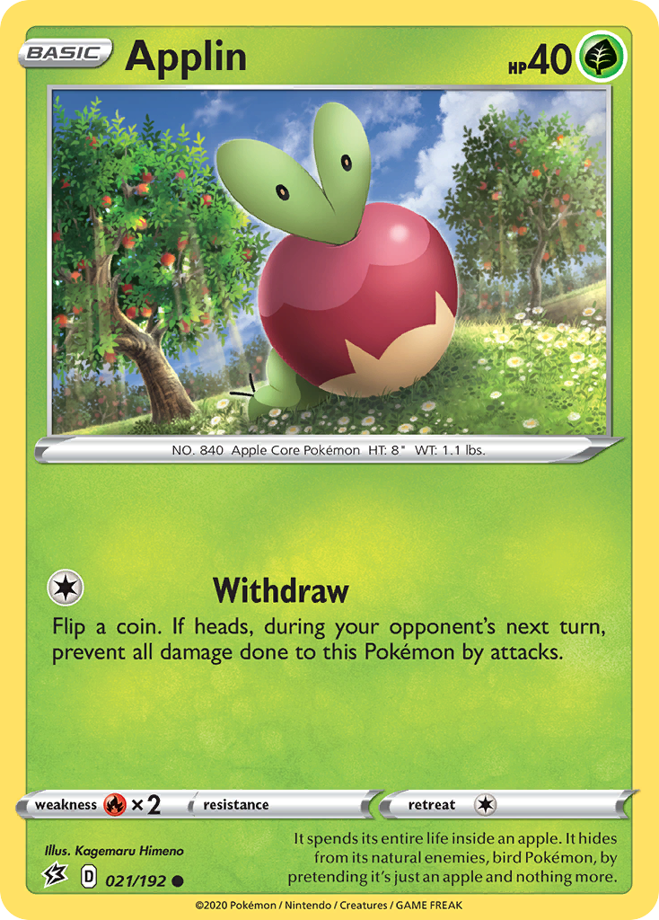 Applin (021/192) [Espada y escudo: Choque rebelde] 