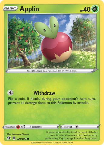 Applin (021/192) [Espada y escudo: Choque rebelde] 