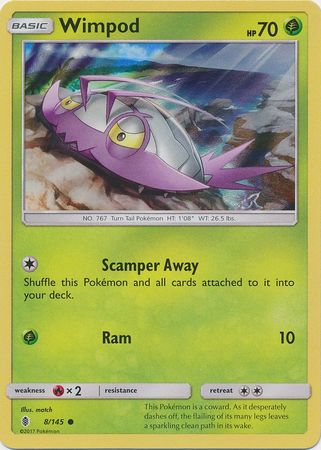 Wimpod (8/145) (Promoción de colección) [Sol y luna: Guardianes nacientes] 