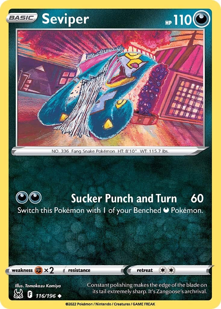 Seviper (116/196) [Espada y escudo: Origen perdido] 