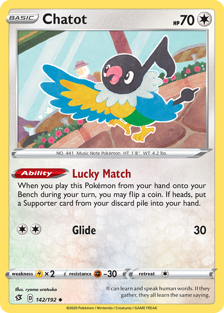 Chatot (142/192) [Espada y escudo: Choque rebelde] 