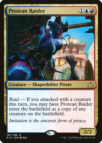 Protean Raider [Rivales de Ixalan] 