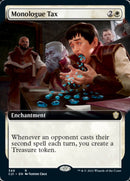 Impuesto monólogo (arte extendido) [Commander 2021] 