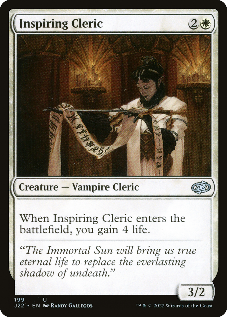 Clérigo inspirador [Jumpstart 2022] 