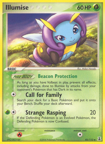Illumise (45/113) [EX: Especie Delta] 