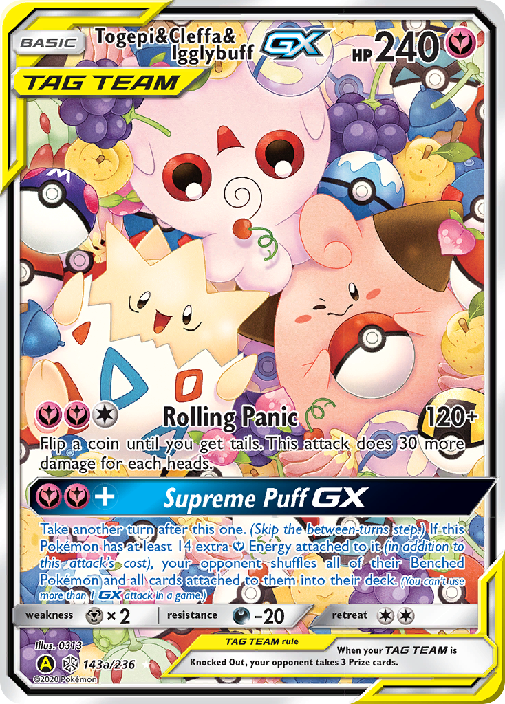 Togepi, Cleffa e Igglybuff GX (143a/236) [Promociones de arte alternativas] 