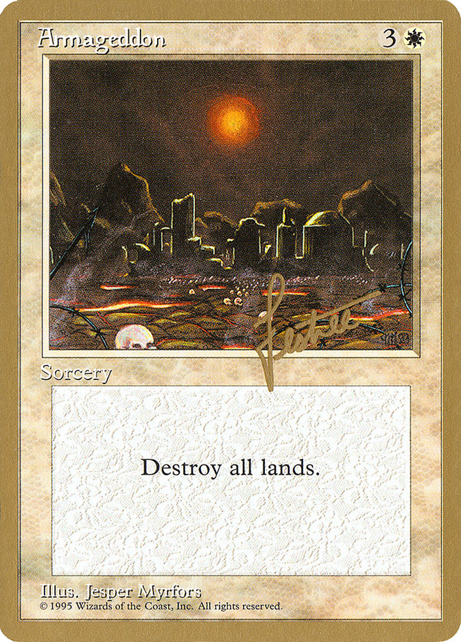 Armageddon (Bertrand Lestree) [Conjunto de coleccionista Pro Tour] 