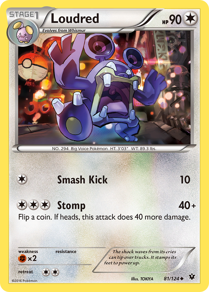 Loudred (81/124) [XY: Destinos en colisión] 
