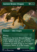 Dragón de bronce antiguo (arte alternativo sin fronteras) [Commander Legends: Battle for Baldur's Gate] 