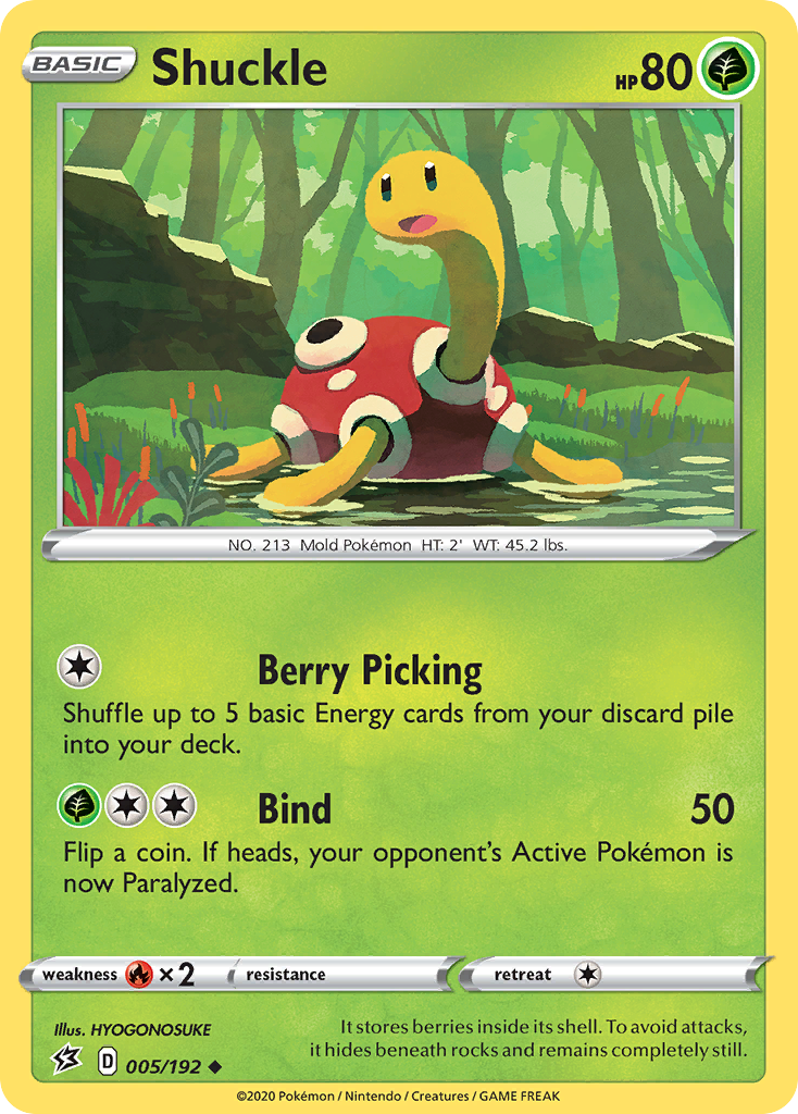 Shuckle (005/192) [Espada y escudo: Choque rebelde] 
