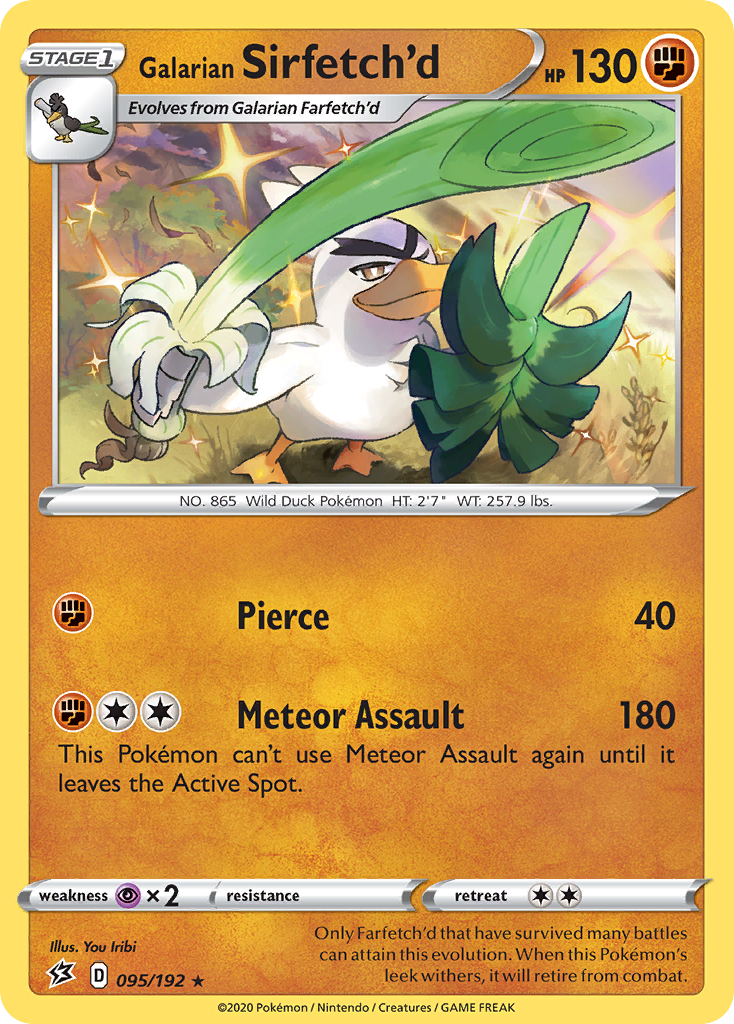 Sirfetch'd de Galar (095/192) [Espada y escudo: Choque rebelde] 