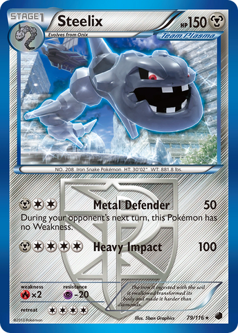 Steelix (79/116) [Blanco y negro: Plasma Freeze] 