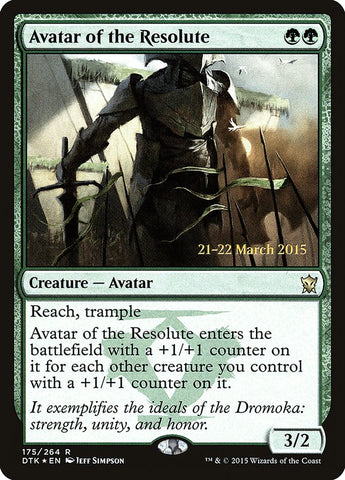 Avatar del Resuelto [Promociones de presentación de Dragones de Tarkir] 