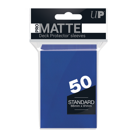 Ultra PRO: Fundas estándar de 50 ct - PRO-Matte (Azul) 