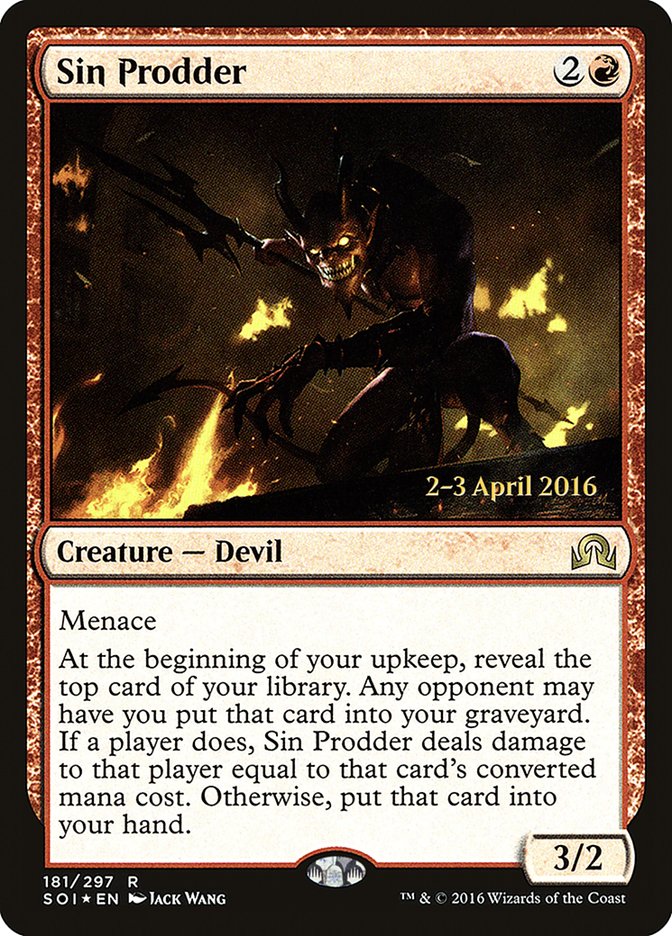Sin Prodder [Promociones de presentación de Sombras sobre Innistrad] 
