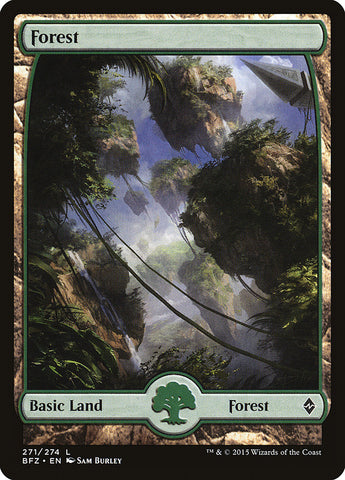 Bosque (271) (Arte completo) [Batalla por Zendikar] 