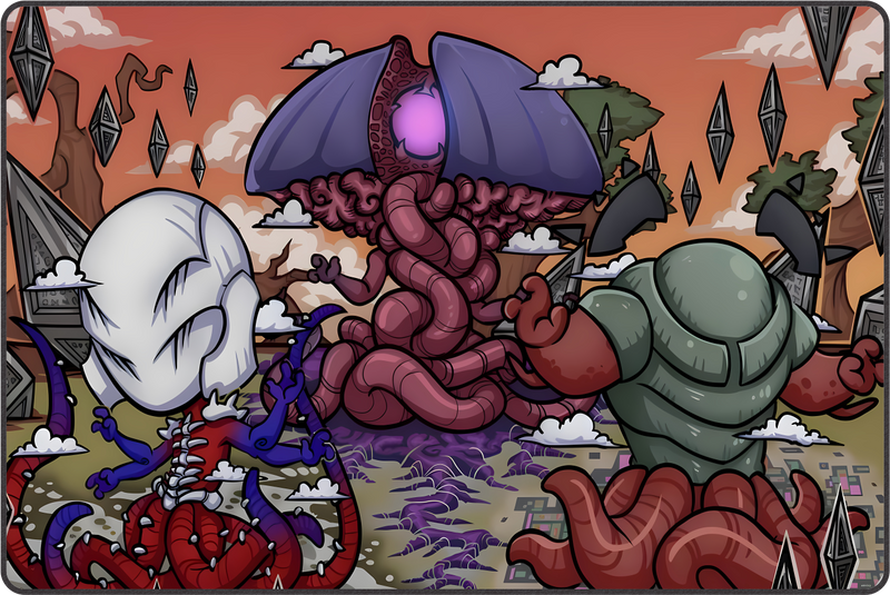 Playmat - Eldrazi Chibis