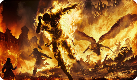 Playmat - Fiery Temper