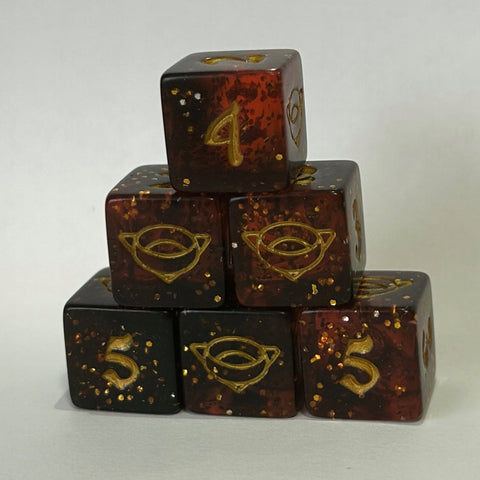 Dado The Lord Of The Rings - Burgundy (por unidad)