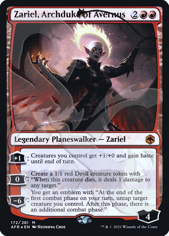 Zariel, Archiduque del Averno (Promoción Ampersand) [Dungeons &amp; Dragons: Adventures in the Forgotten Realms Promos] 