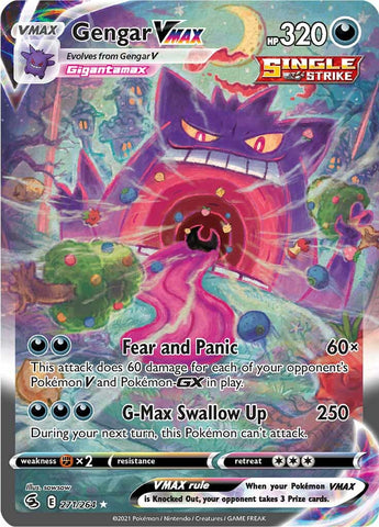 Gengar VMAX (271/264) [Espada y escudo: Golpe de fusión] 