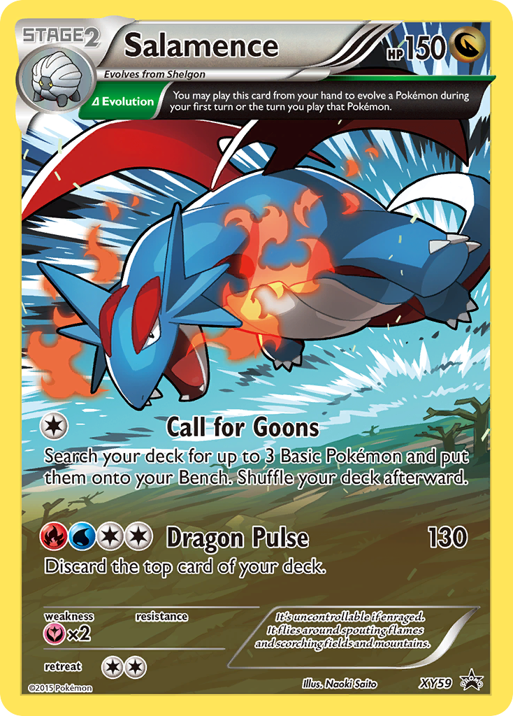 Salamence (XY59) [XY: Promociones de Black Star] 