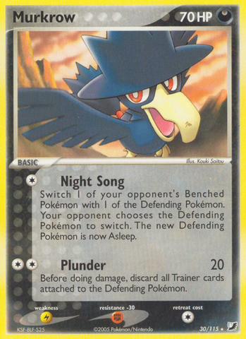 Murkrow (30/115) [EX: Fuerzas invisibles] 
