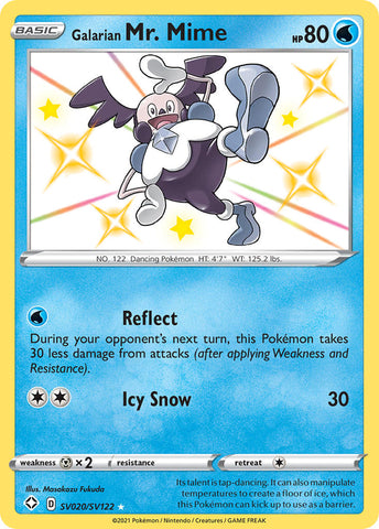 Sr. Mime de Galar (SV020/SV122) [Espada y escudo: Destinos brillantes] 