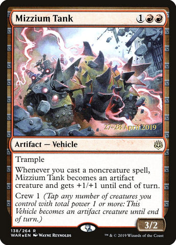 Tanque Mizzium [Promociones de presentación de War of the Spark] 