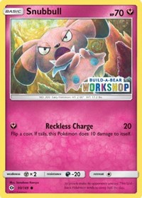 Snubbull (90/149) (Exclusivo del taller Build-A-Bear) [Sol y luna: conjunto básico] 