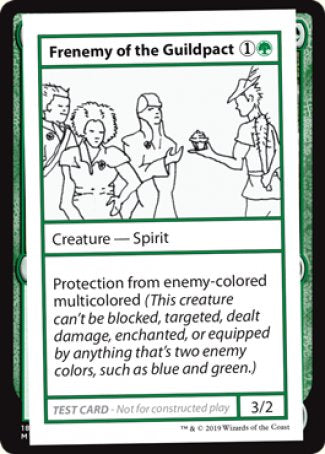 Frenemy of the Guildpact (Edición 2021) [Tarjetas de prueba de juego Mystery Booster] 