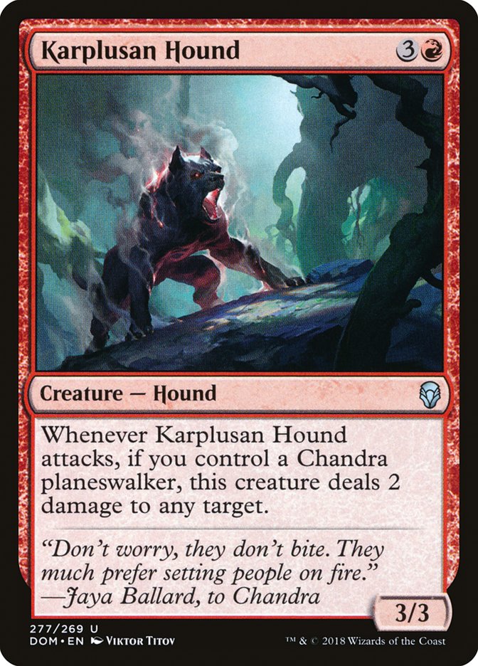 Sabueso Karplusano [Dominaria] 
