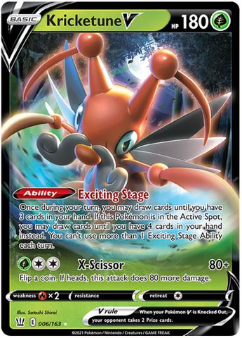 Kricketune V (006/163) [Espada y escudo: estilos de batalla] 