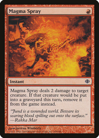 Spray de magma [Fragmentos de Alara] 