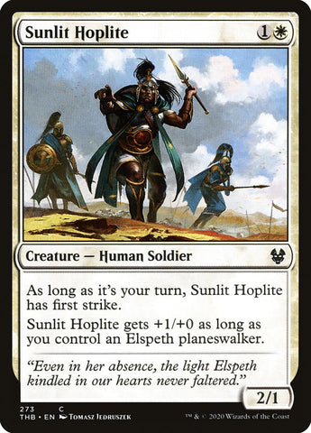 Hoplita iluminada por el sol [Theros más allá de la muerte] 