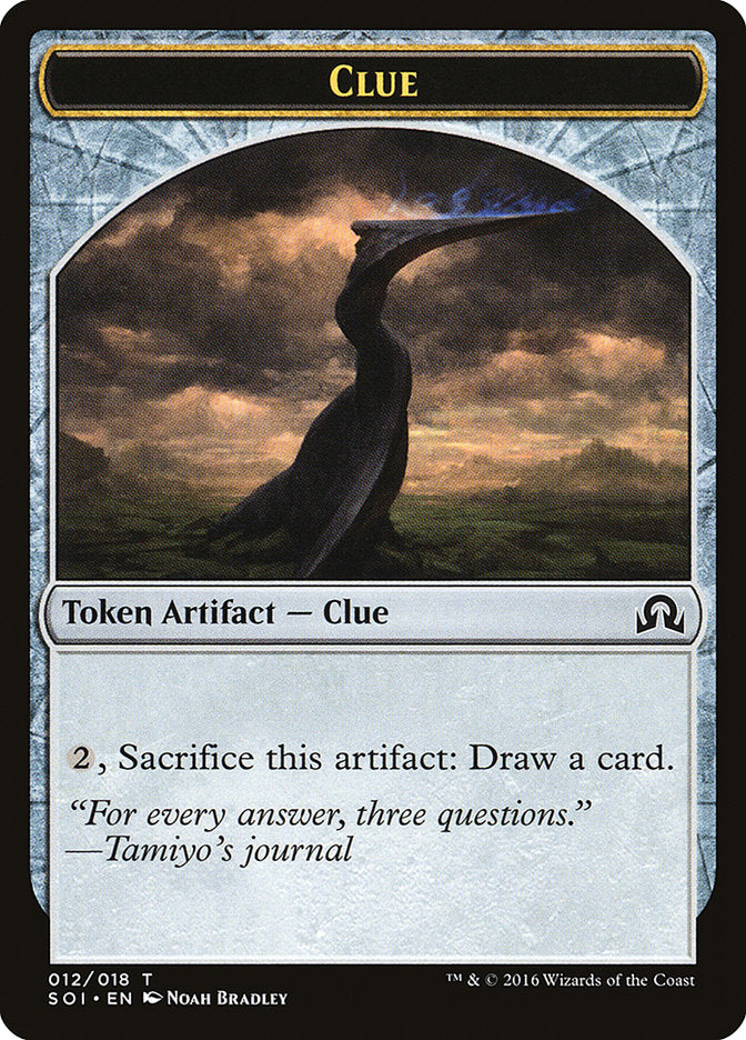 Ficha de pista (012/018) [Sombras sobre fichas de Innistrad] 