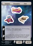 Furia del campeón vampiro [Pegatinas de Unfinity] 