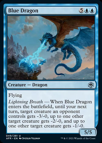 Dragón Azul [Dragones y Mazmorras: Aventuras en los Reinos Olvidados] 
