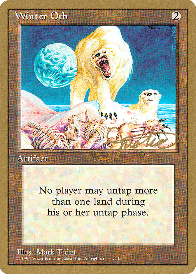 Orbe de invierno (Mark Justice) [Conjunto de coleccionista del Pro Tour] 