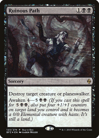 Camino Ruinoso (Buy-A-Box) [Promociones de Battle for Zendikar] 