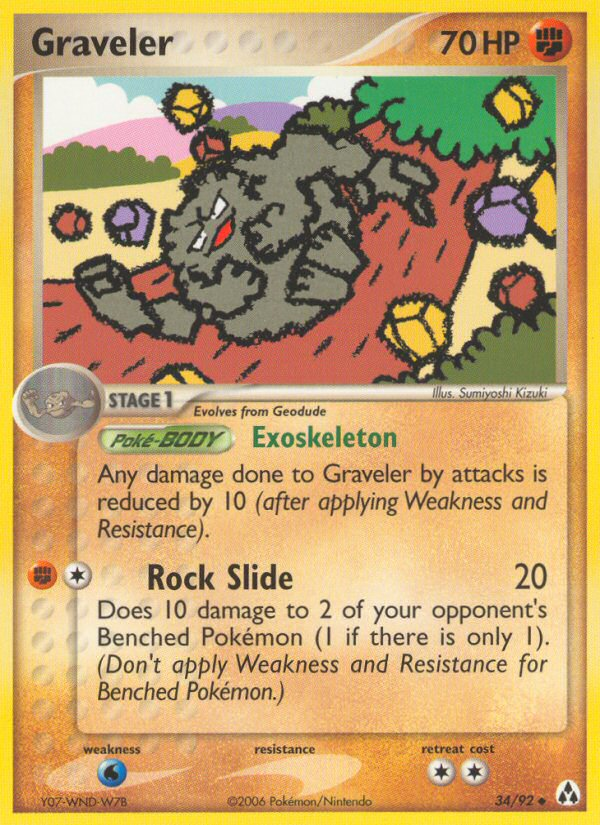 Graveler (34/92) [EX: Creador de leyendas] 