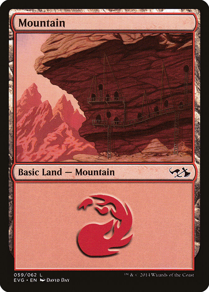 Montaña (59) (Elfos contra Goblins) [Antología de Duel Decks] 