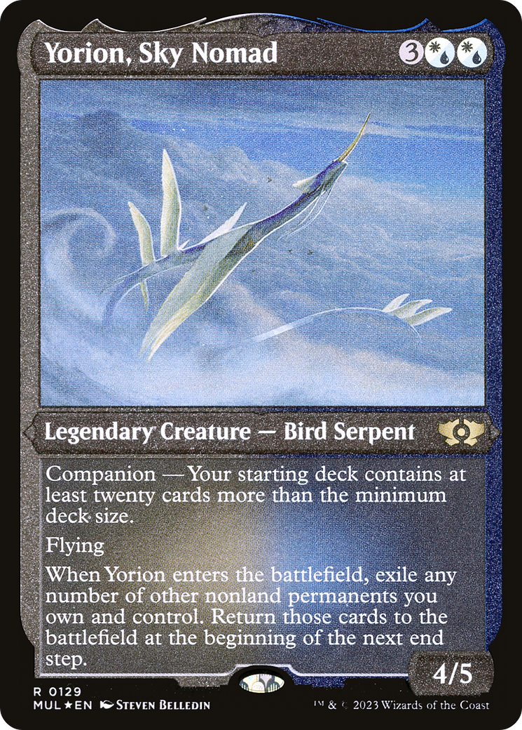 Yorion, Sky Nomad (grabado en aluminio) [Leyendas multiverso] 