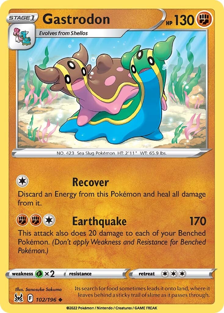 Gastrodon (102/196) [Espada y escudo: Origen perdido] 