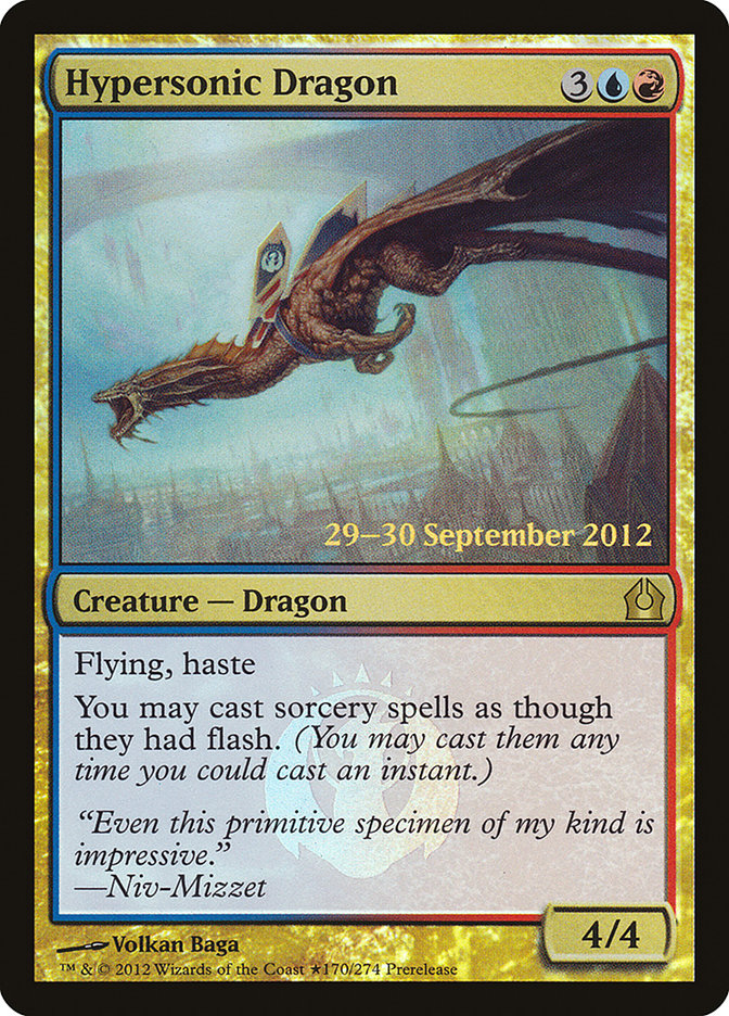 Dragón hipersónico [Regreso a las promociones de presentación de Rávnica] 