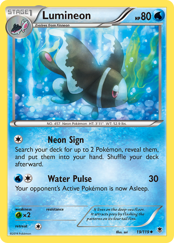 Lumineon (19/119) [XY: Fuerzas fantasma] 