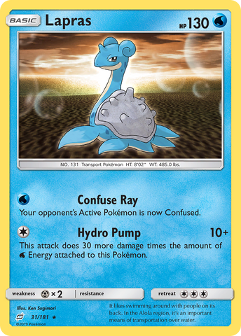 Lapras (31/181) [Sol y Luna: forman equipo] 